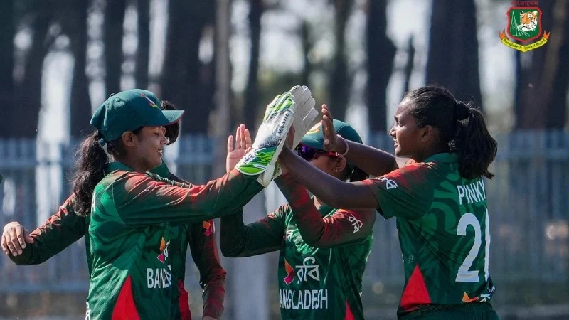 পাকিস্তানকে উড়িয়ে মেয়েদের সিরিজে এগিয়ে গেল বাংলাদেশ