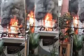 উত্তরায় বহুতল ভবনে আগুন: একই পরিবারের তিনজনসহ নিহত ৫